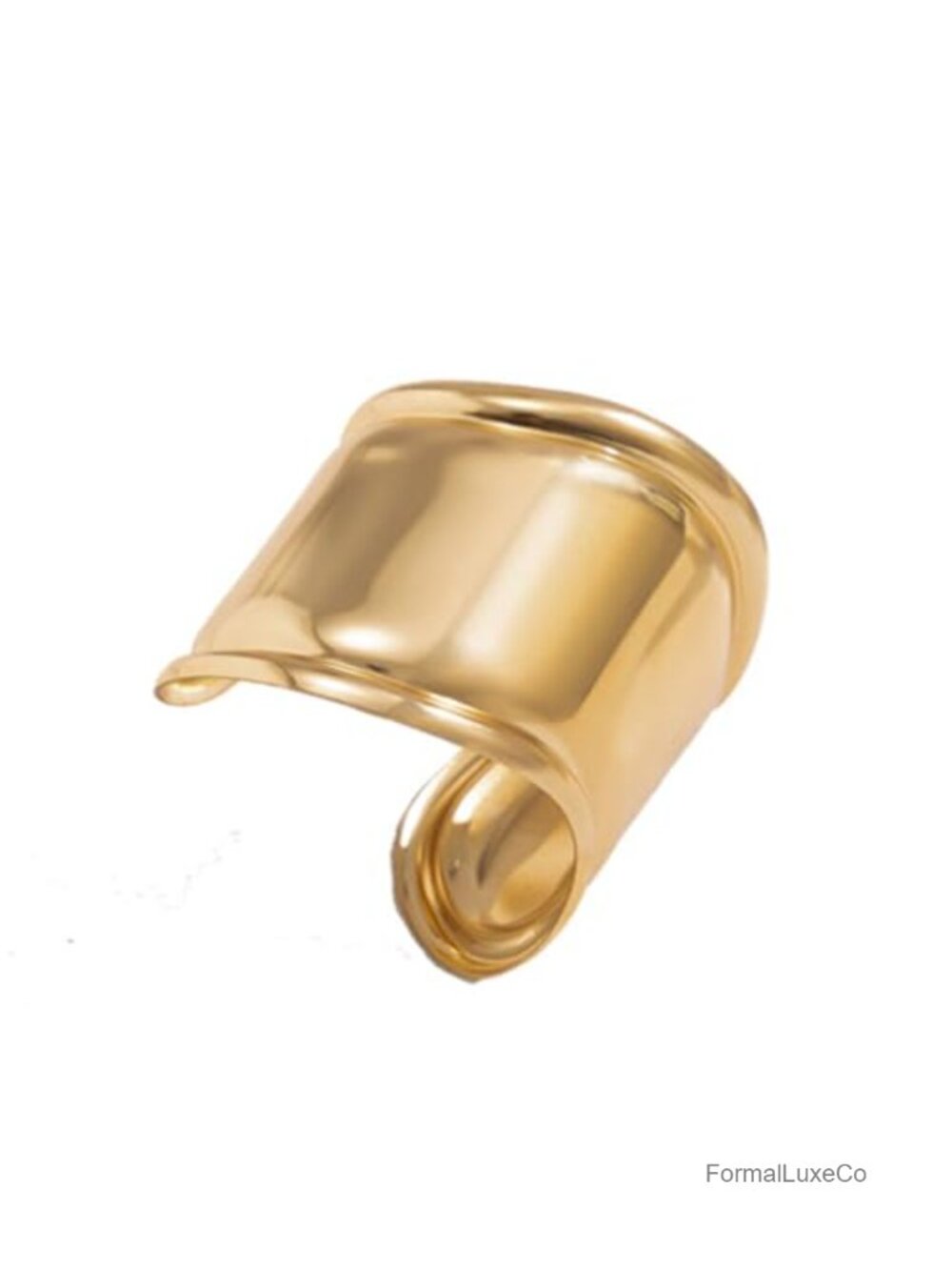 Chunky Gold Plated Cuff Bracelet for Women Statement Twisted Hammered Wrist